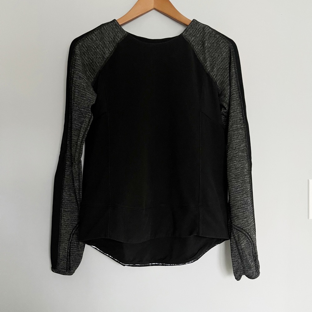 Lululemon Run Bold In The Cold Long Sleeve Black Size 6